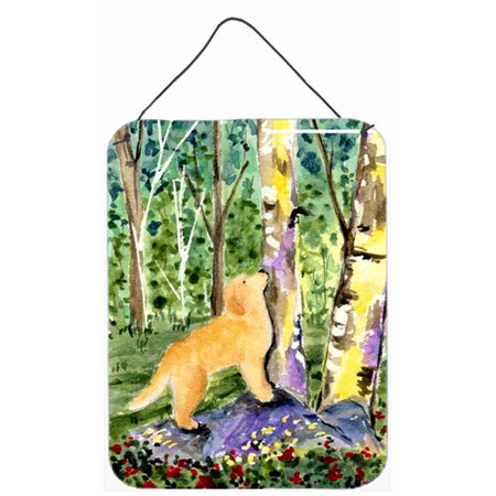 Carolines Treasures Golden Retriever Aluminium Metal Wall Or Door Hanging Prints SS8887DS1216